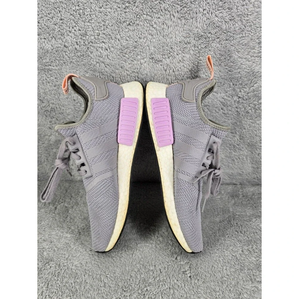 ​Adidas NMD R1 Grey Orchid Tint Men's Size 10 Boost Running Shoes B37647